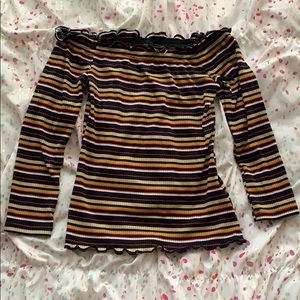 Off the shoulder shirt